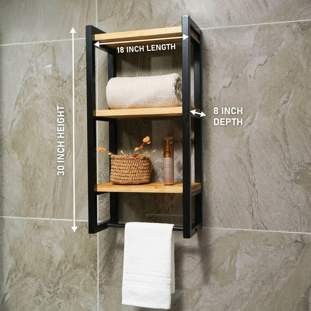CleanNest™ Bathroom Shelf Rack