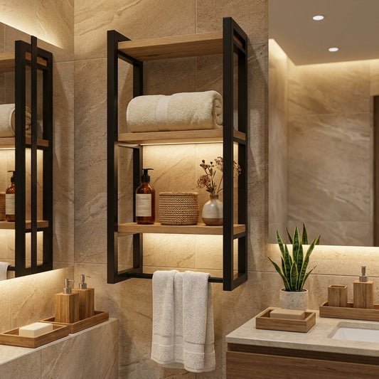 CleanNest™ Bathroom Shelf Rack
