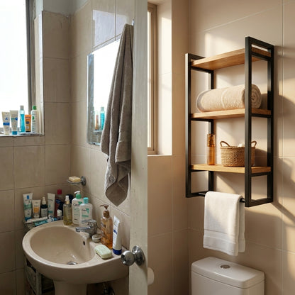 CleanNest™ Bathroom Shelf Rack