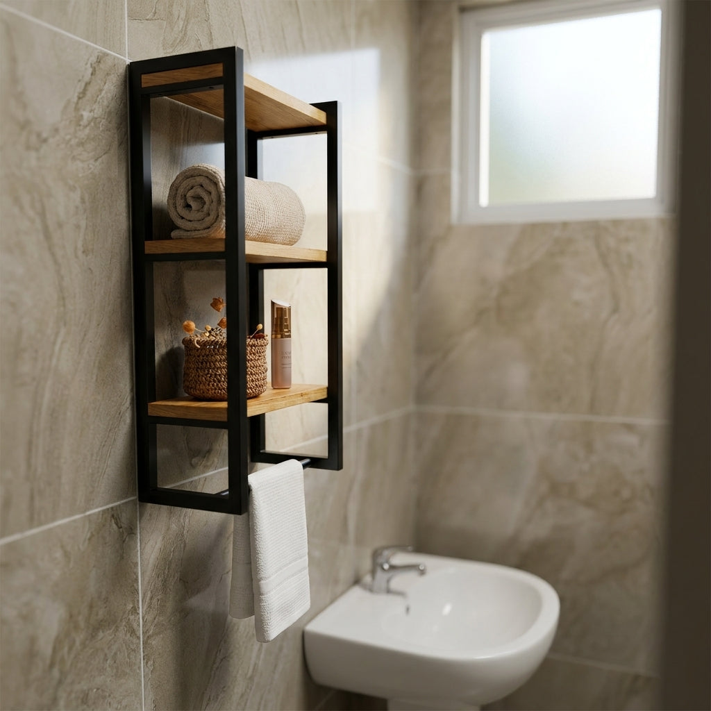 CleanNest™ Bathroom Shelf Rack