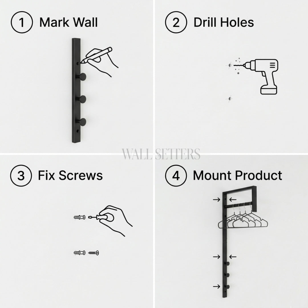 Wall Setters Space Saver Rack