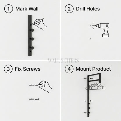 Wall Setters Space Saver Rack